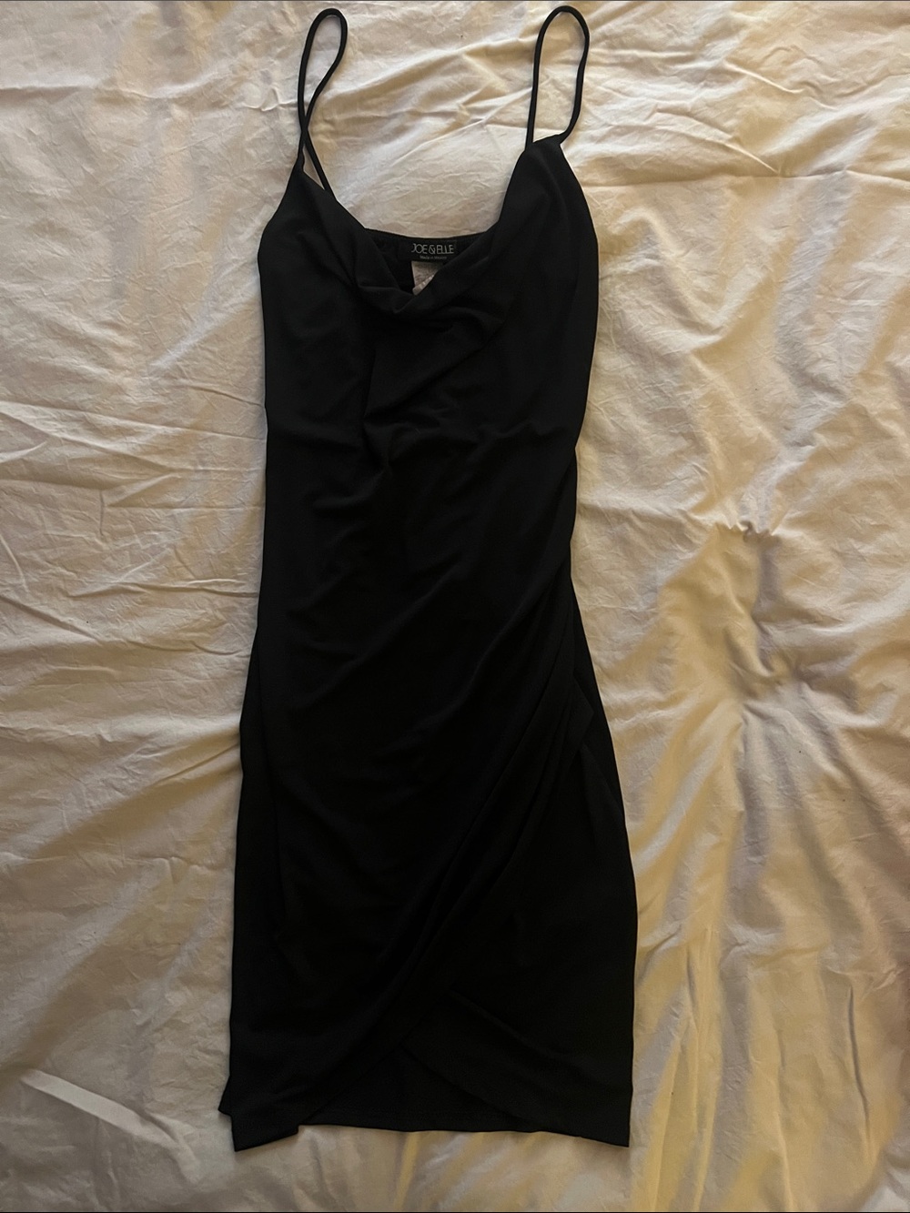 Joe & Elle Black Spaghetti-Strap Mini Dress